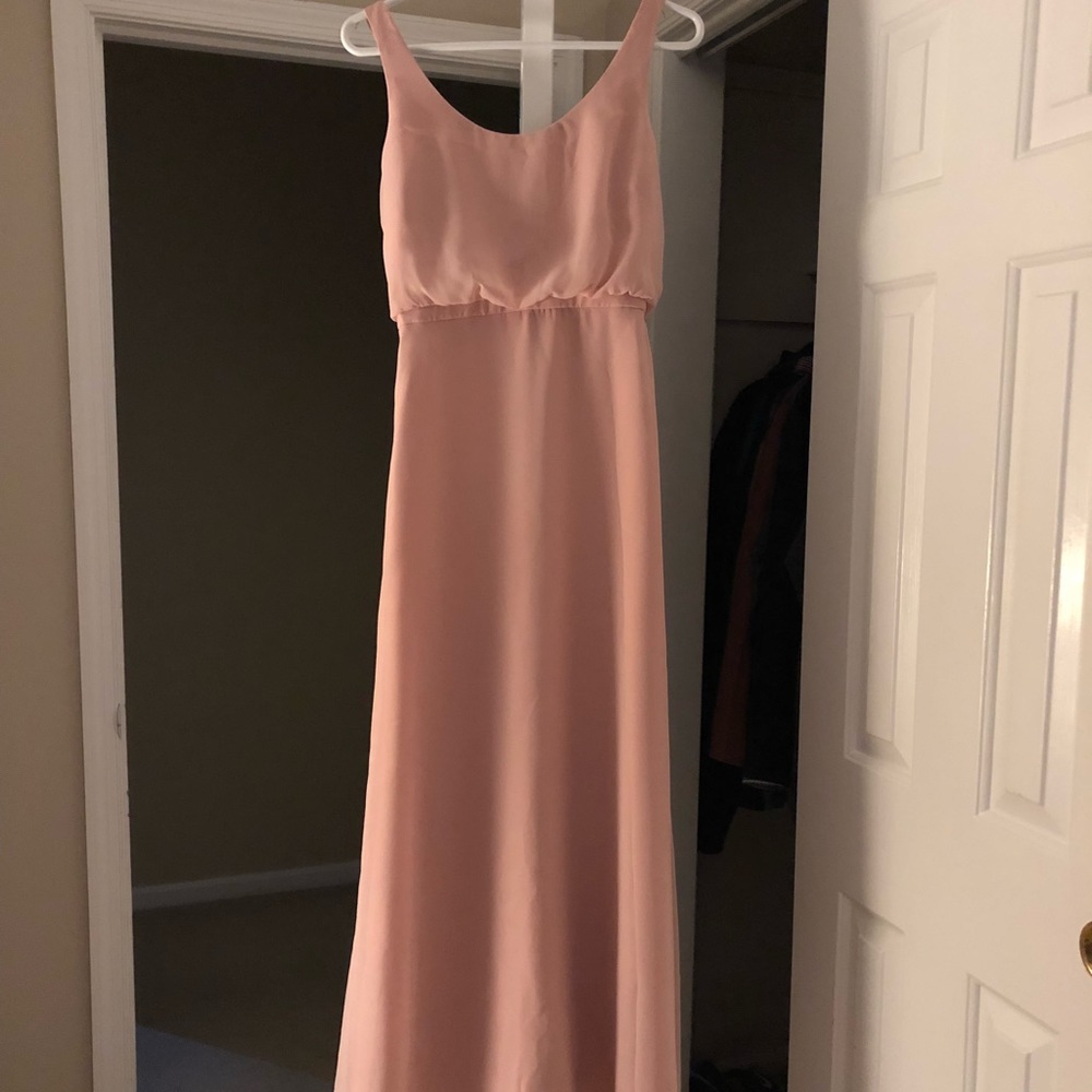 Blush pink Weddington Way full length dress